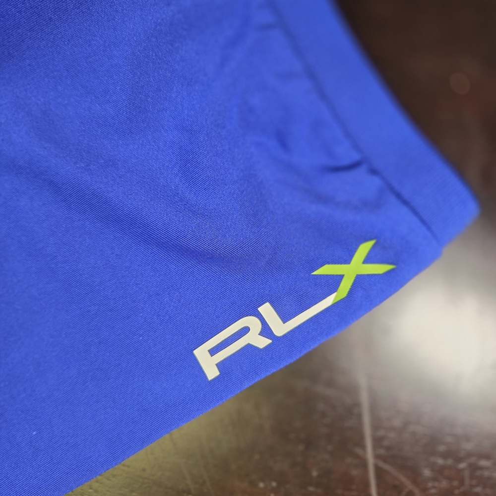 RLX Ralph Lauren Mens Polo Shirt Blue Royal Troon 145th Open Golf Colorblock L - Picture 3 of 5